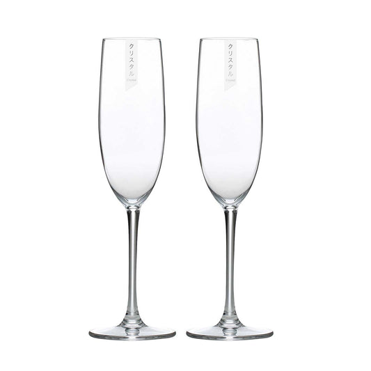 Toyo-Sasaki Glass Crystal Champagne Glass Set G456-S111