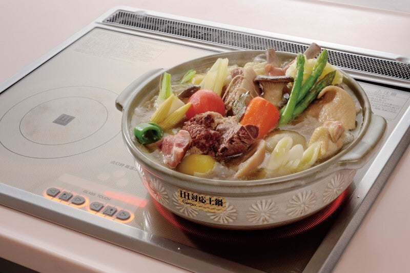 Ginpo Mishima IH Donabe Clay Pot Size 9