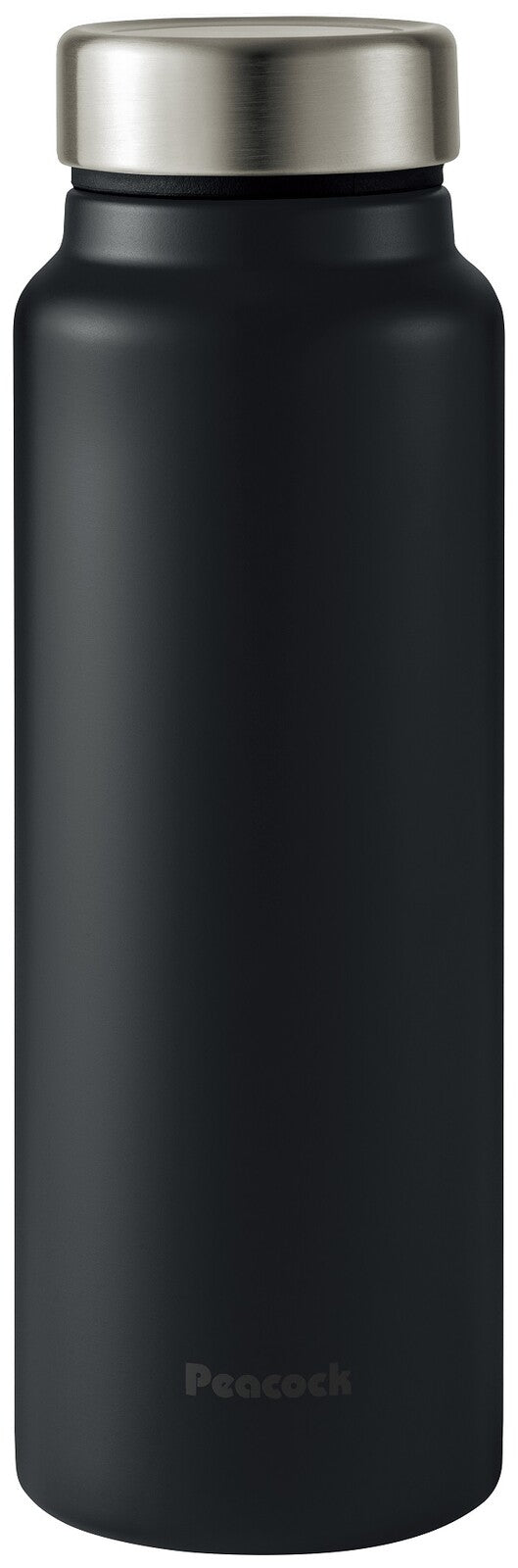 Peacock Stainless Mug Bottle 600ml Matte Black AKY-60