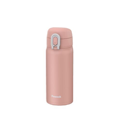 Peacock One-Touch Mug Bottle Dusty Pink AKT-35