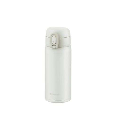 Peacock One-Touch Vacuum Mug Bottle White AKT-35