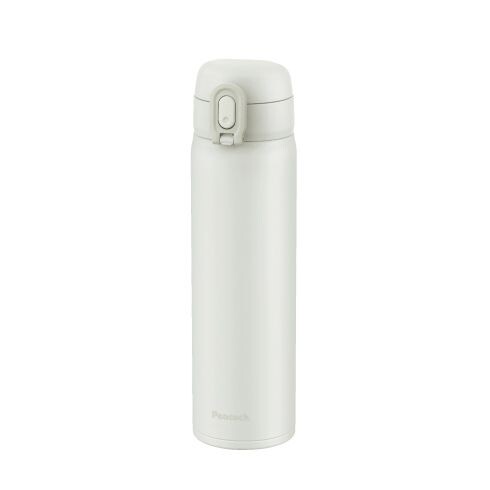 Peacock One-Touch Stainless Mug White AKT-50