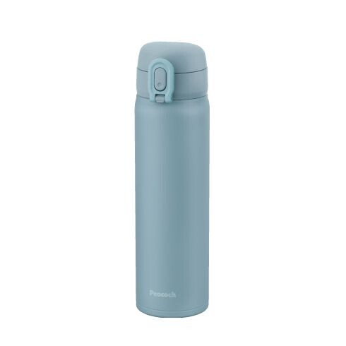 Peacock One-Touch Vacuum Mug Bottle Smoky Blue AKT-50