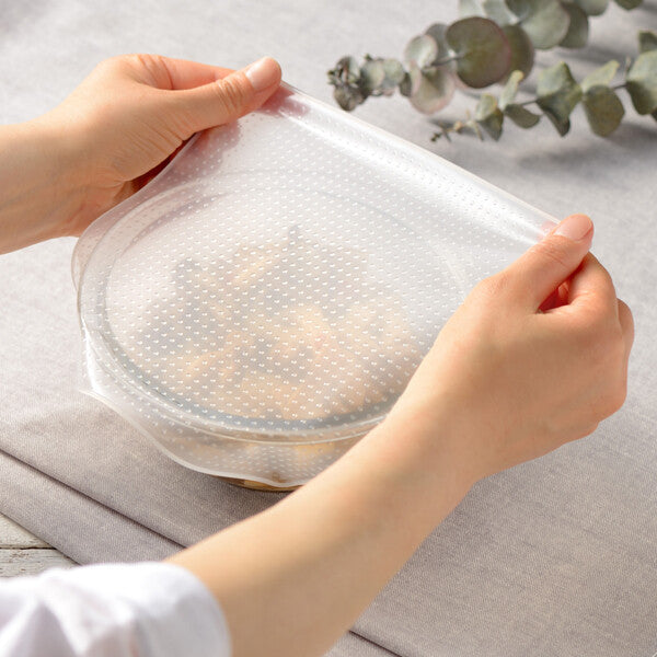Wahei Freiz Round Silicone Stretch Lid L (3-Piece Set) RE-7360