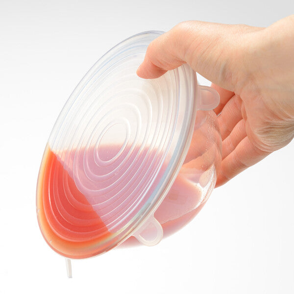 Wahei Freiz Square Silicone Stretch Lid (4-Piece Set) RE-7361