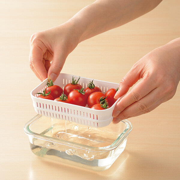 Wahei Freiz Heat-Resistant Glass Square Container Set