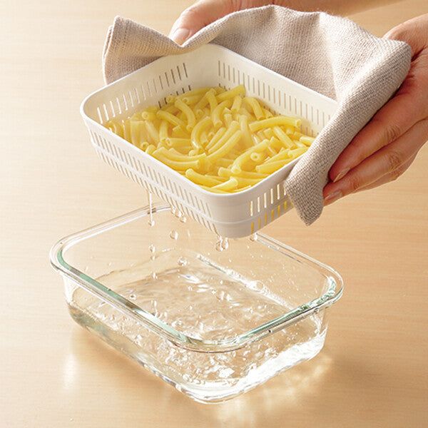 Wahei Freiz Heat-Resistant Glass Square Container Set M RE-7362
