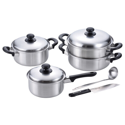 Tsubame-San IH Stainless Steel Pot & Ladle Set A EM-024