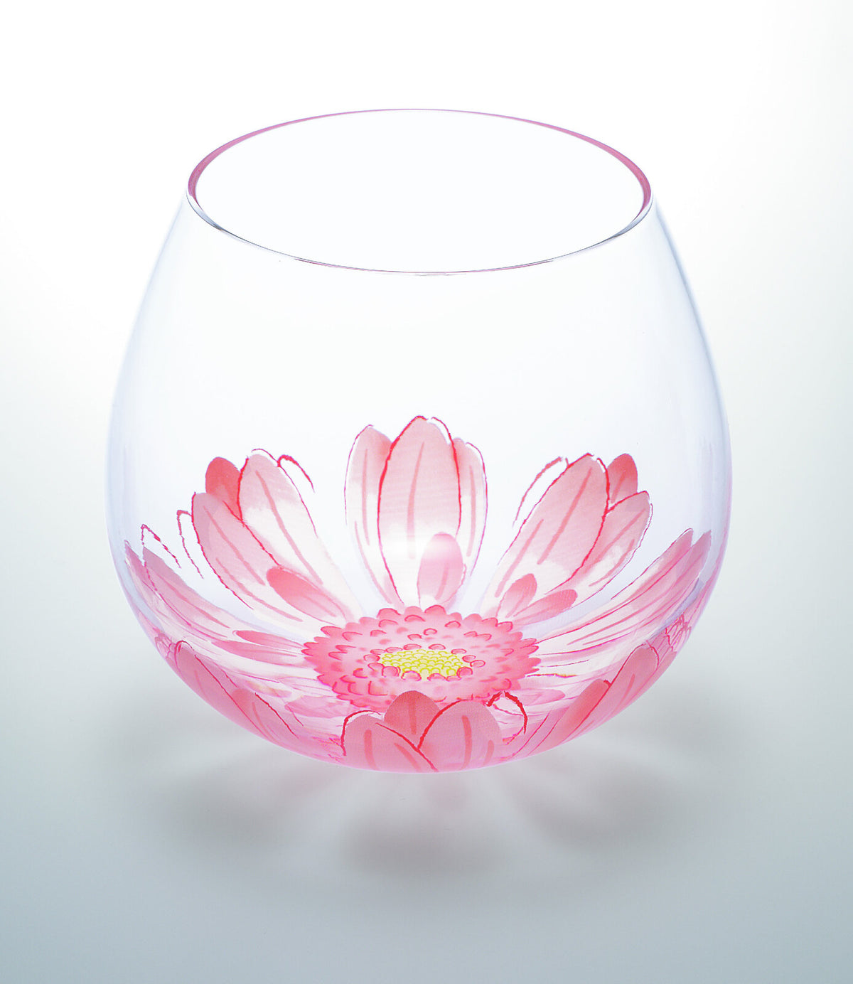 Toyo-Sasaki Glass Benedire Fleurir Wobble Glass Pink B-SW91-J393