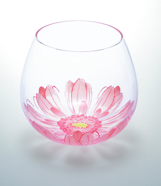 Toyo-Sasaki Glass Benedire Fleurir Wobble Glass Pink B-SW91-J393
