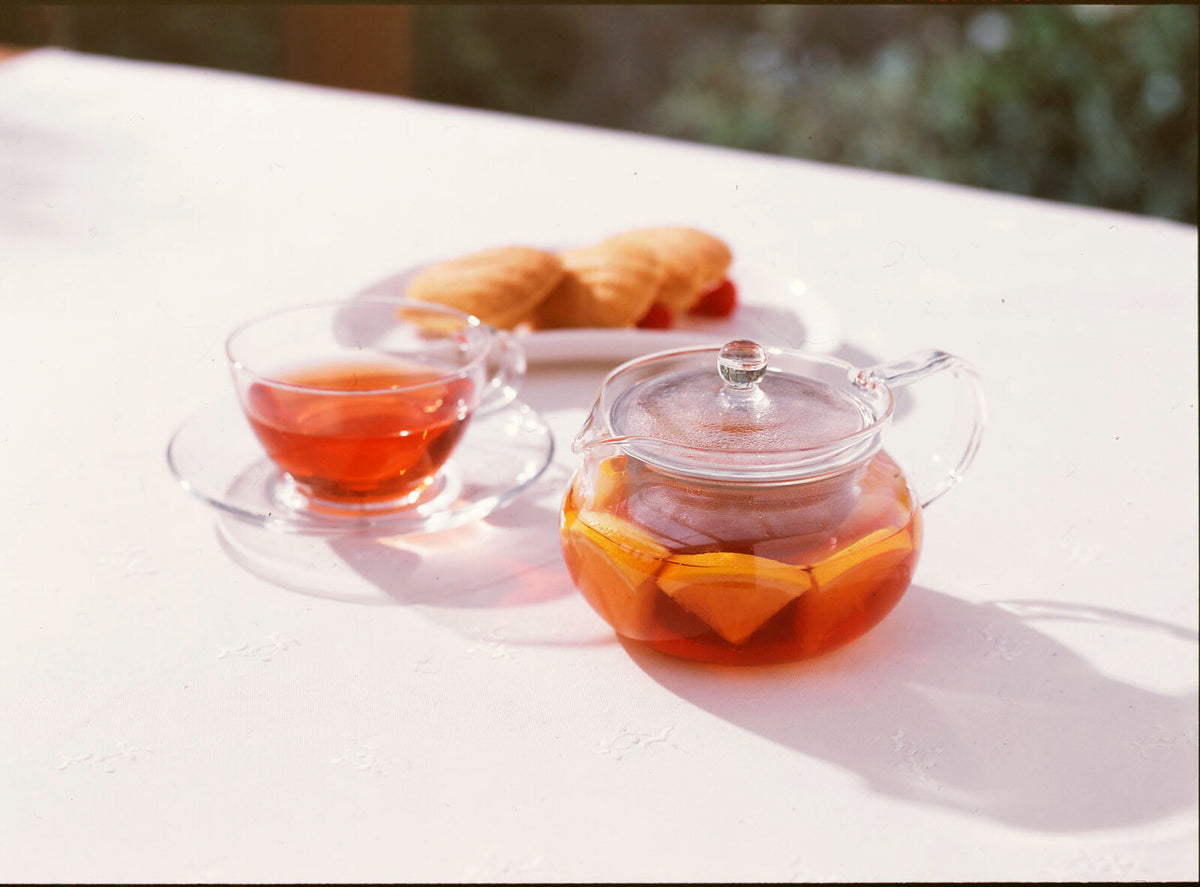 Hario Chacha Kyusu Maru Glass Teapot 450ml CHJMN-45T