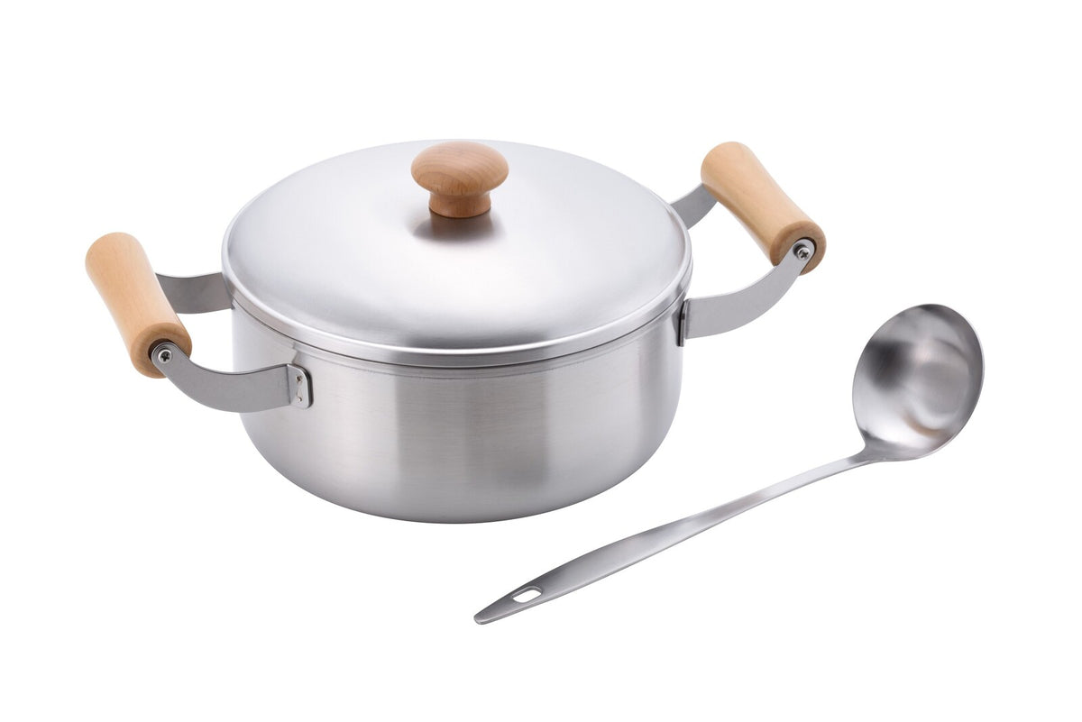 Wahei Freiz Chitose Stainless Steel Saucepan with Ladle 20cm CS-035