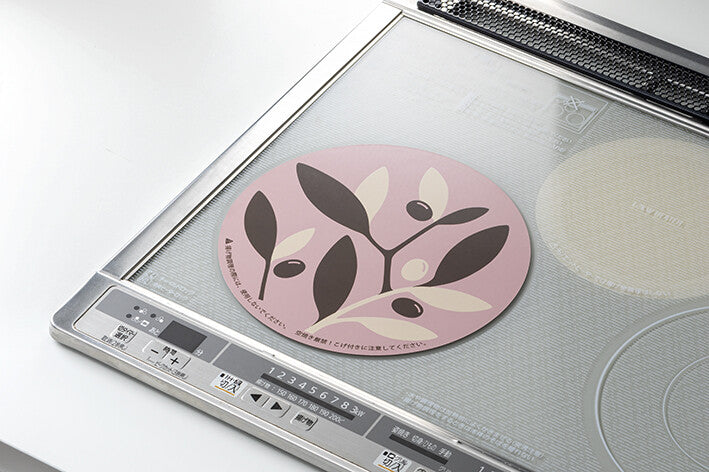 Takagi Metal IH Cooking Heater Mat 220mm Olive Pink SK-IMOPI
