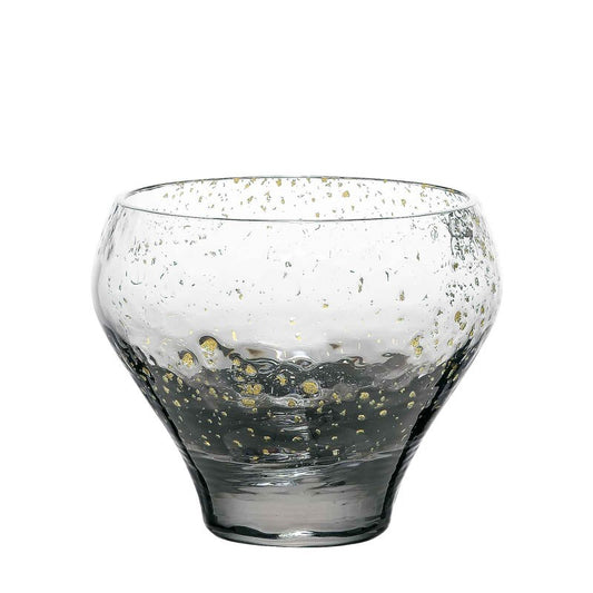 Toyo-Sasaki Glass Edo Glass Yachiyo Kiln Sake Cup Rikyu Gray 10365LSM