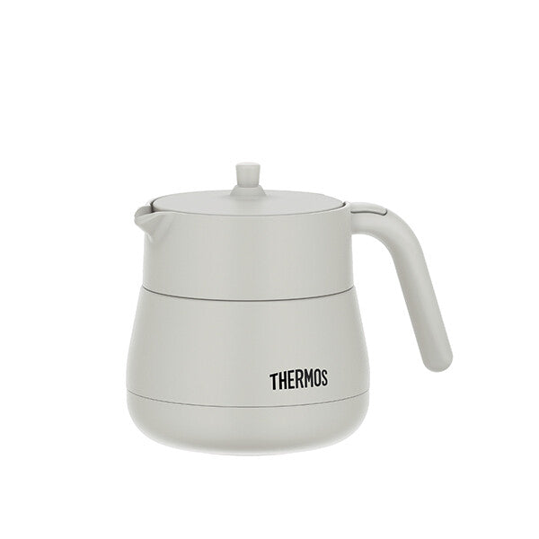 Thermos Vacuum Insulated Teapot 450ml Light Gray TTE-450