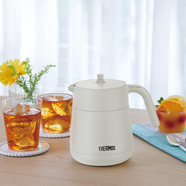 Thermos Vacuum Insulated Teapot 700ml Light Gray TTE-700