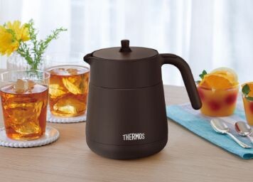 Thermos Vacuum Insulated Teapot 700ml Black TTE-700