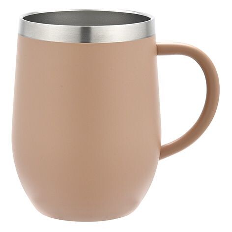 Living Sumu Stainless Vacuum Insulated Mug Cup 370ml Light Brown