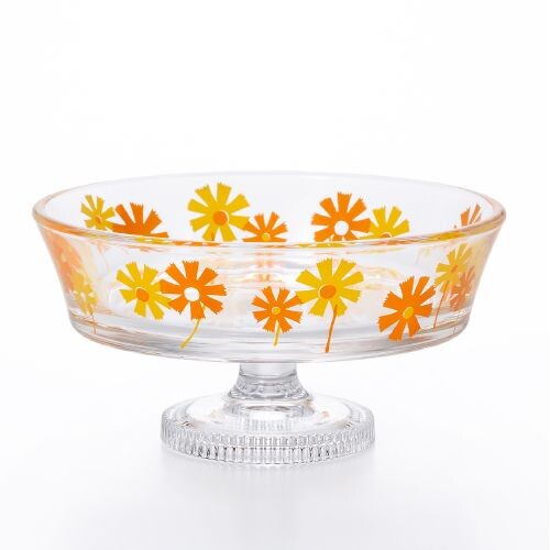 Aderia Retro Stemmed Dessert Glass Shallow Alice