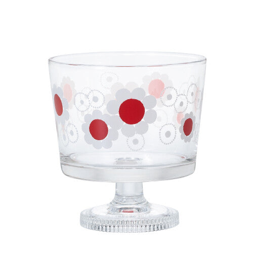 Aderia Retro Footed Dessert Glass Deep Hanamawashi