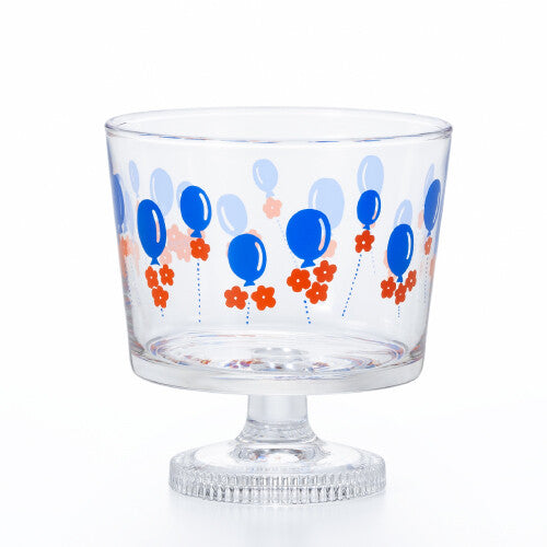 Aderia Retro Footed Dessert Glass Deep Balloon Design