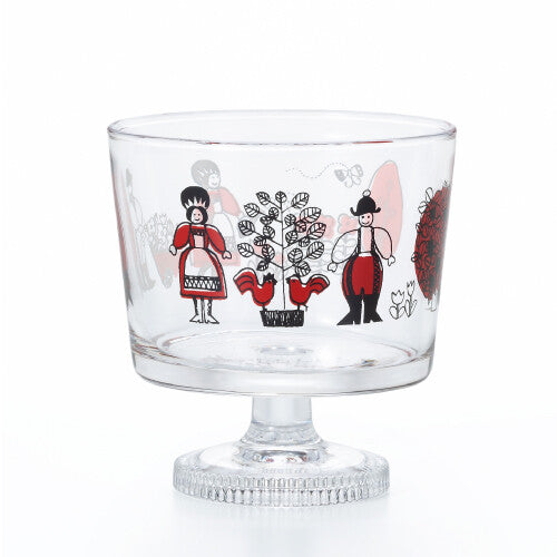 Aderia Retro Stemmed Dessert Glass Deep Fairytale