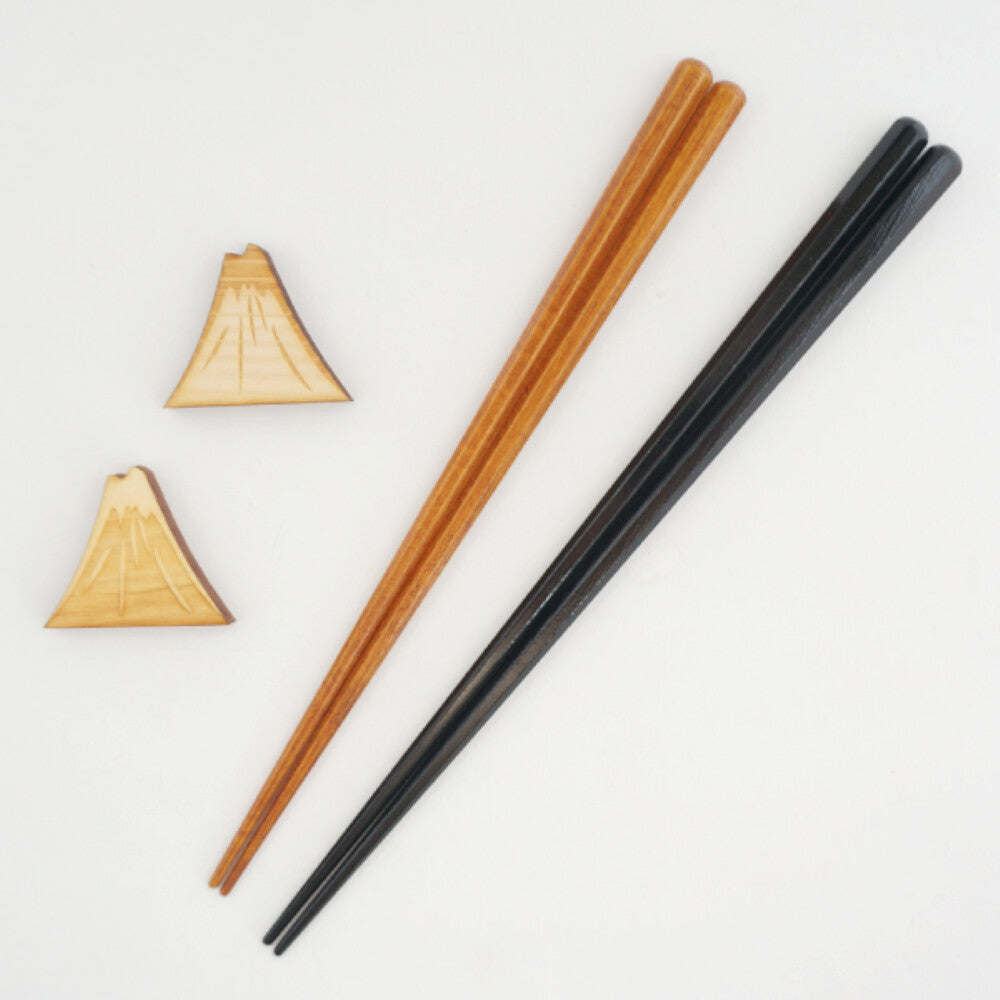 Hyozaemon Marugo Couples Chopsticks Gift Set with Rests Kiri Box 23.5cm/21.5cm