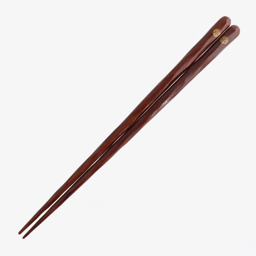 Hyozaemon Kezuri-Bashi Hand-Carved Ebony Chopsticks Large 23.5cm