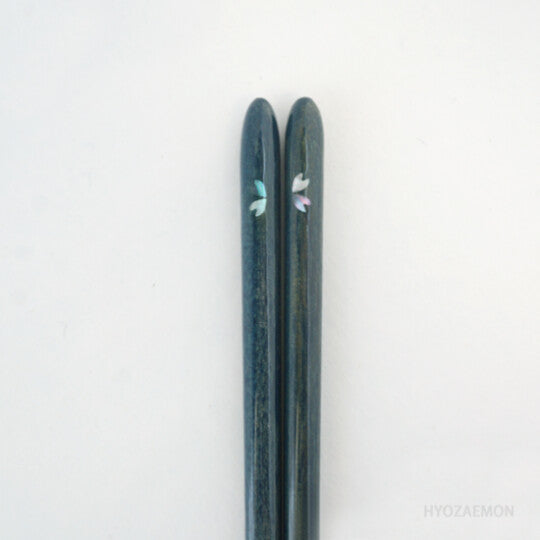 Hyozaemon Dishwasher-Safe Chopsticks Sakura Blue Large 23.5cm