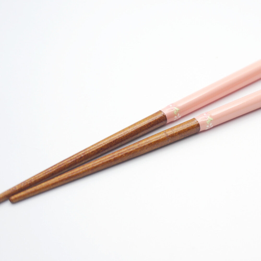 Hyozaemon Girls Chopsticks Sunday Outing Yellow Medium 21.5cm