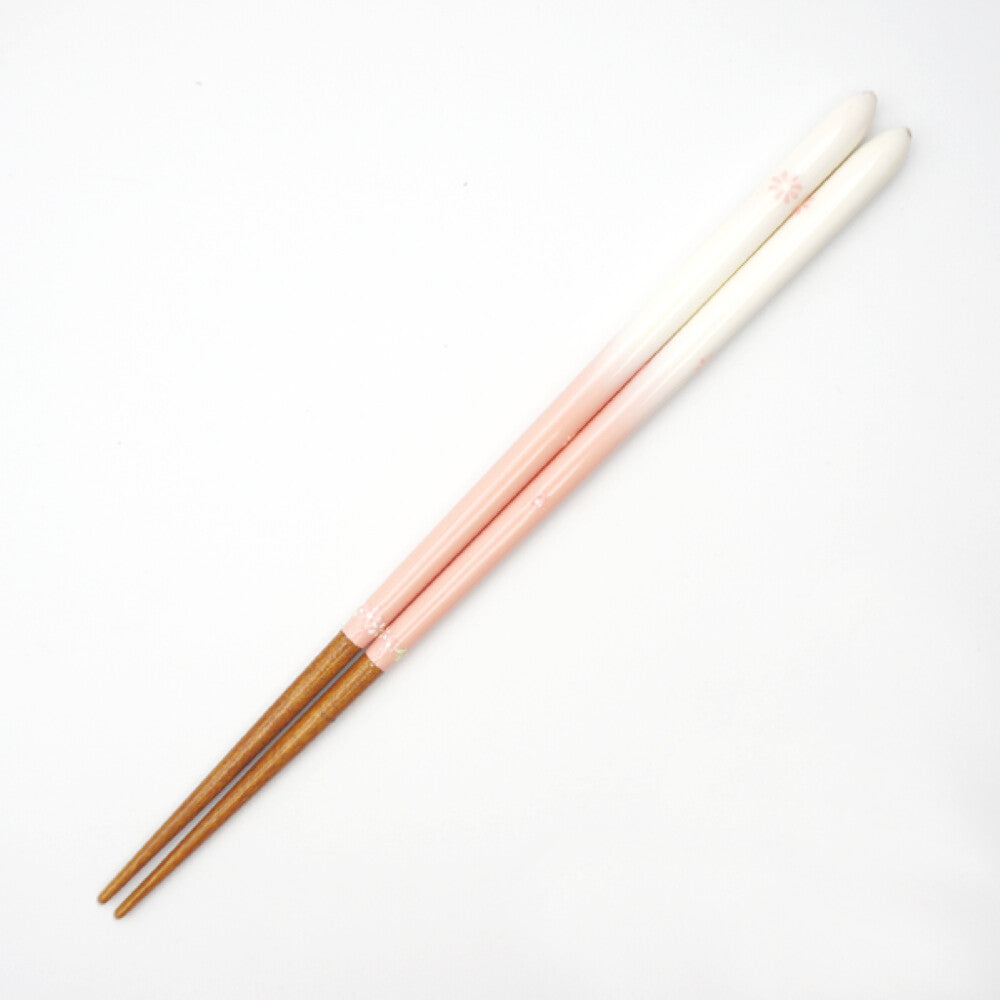 Hyozaemon Girls Chopsticks Sunday Outing Light Blue Large 23.5cm