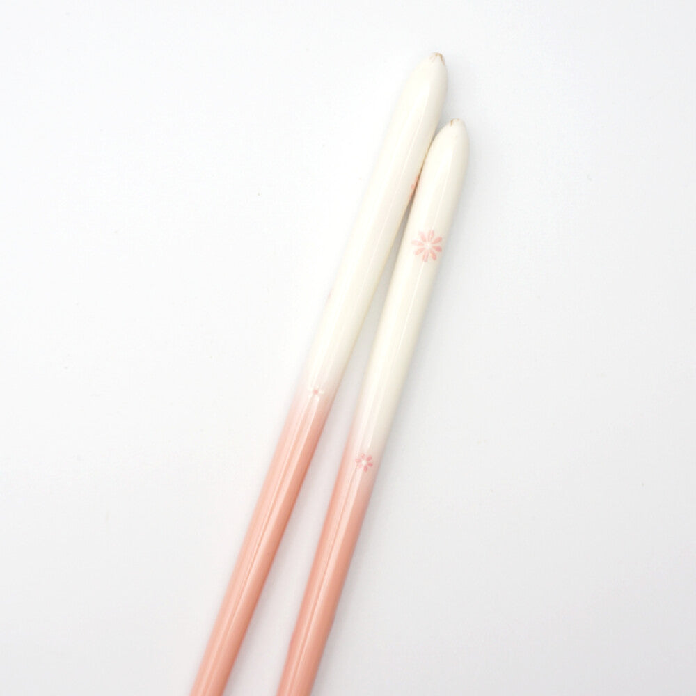 Hyozaemon Girls Chopsticks Sunday Outing Light Blue Large 23.5cm