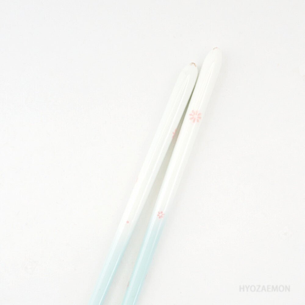 Hyozaemon Girls Chopsticks Sunday Outing Yellow Medium 21.5cm