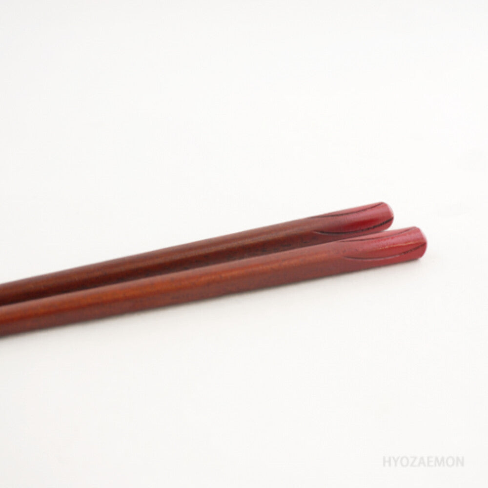 Hyozaemon Hobashira Dishwasher-Safe Chopsticks Red Medium 21.5cm