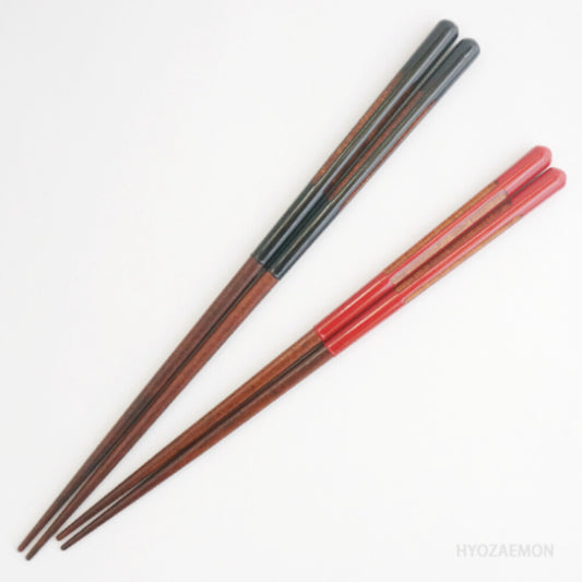 Hyozaemon Hori Yonjo Dishwasher-Safe Chopsticks Black Large 23.5cm