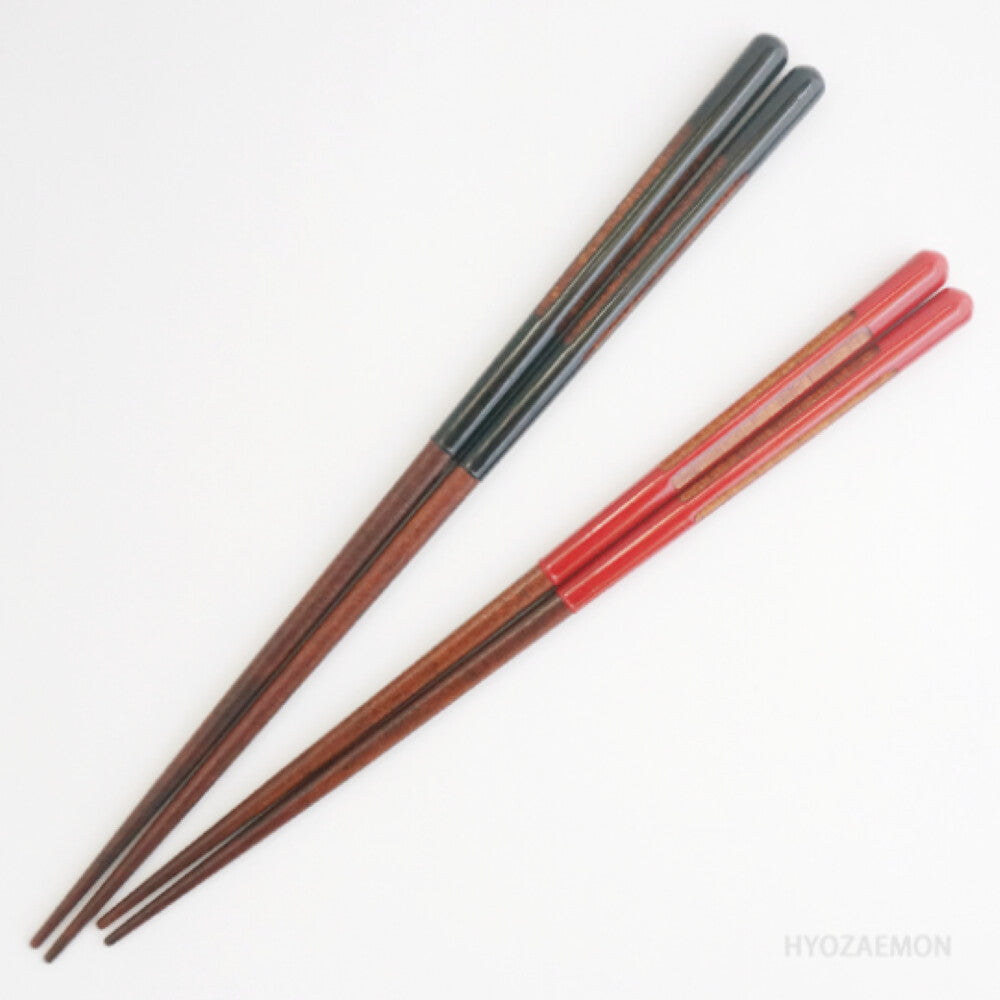 Hyozaemon Hori Yonjo Dishwasher-Safe Chopsticks Red Medium 21.5cm