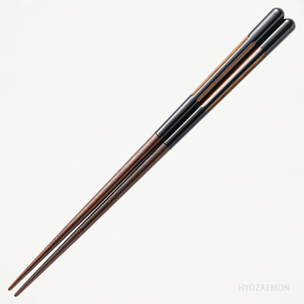 Hyozaemon Hori Yonjo Dishwasher-Safe Chopsticks Black Large 23.5cm