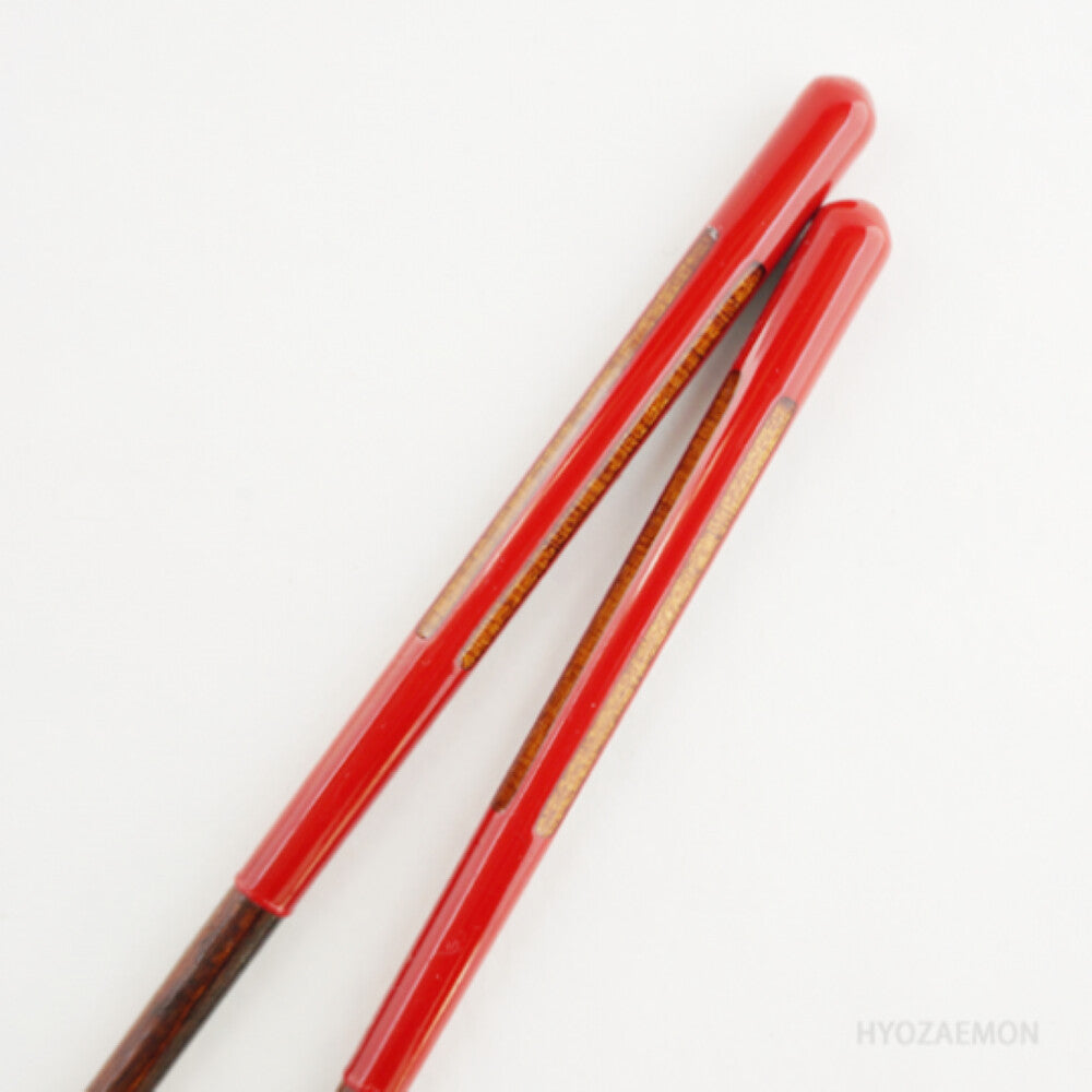 Hyozaemon Hori Yonjo Dishwasher-Safe Chopsticks Black Large 23.5cm