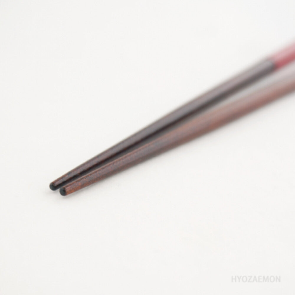 Hyozaemon Hori Yonjo Dishwasher-Safe Chopsticks Red Medium 21.5cm