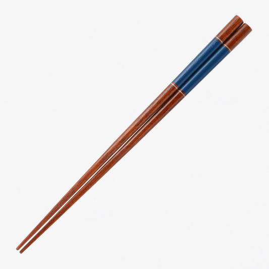 Hyozaemon Square-Tip Chopsticks Genji Blue 23.5cm