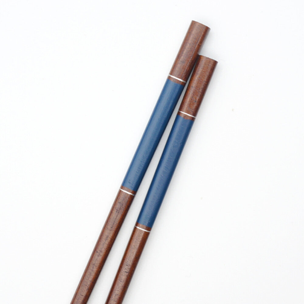 Hyozaemon Square-Tip Chopsticks Genji Red 21.5cm