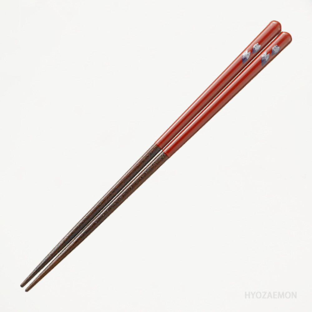 Hyozaemon Dishwasher Safe Chopsticks Flower Petals Red 21.5cm