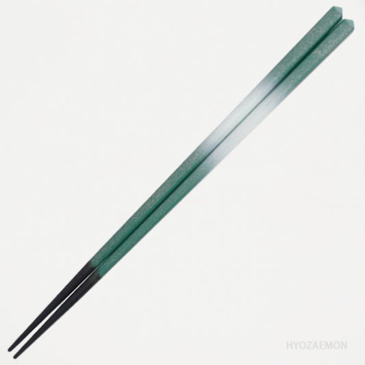Hyozaemon Chopsticks Flower Sparkle Green 23.5cm