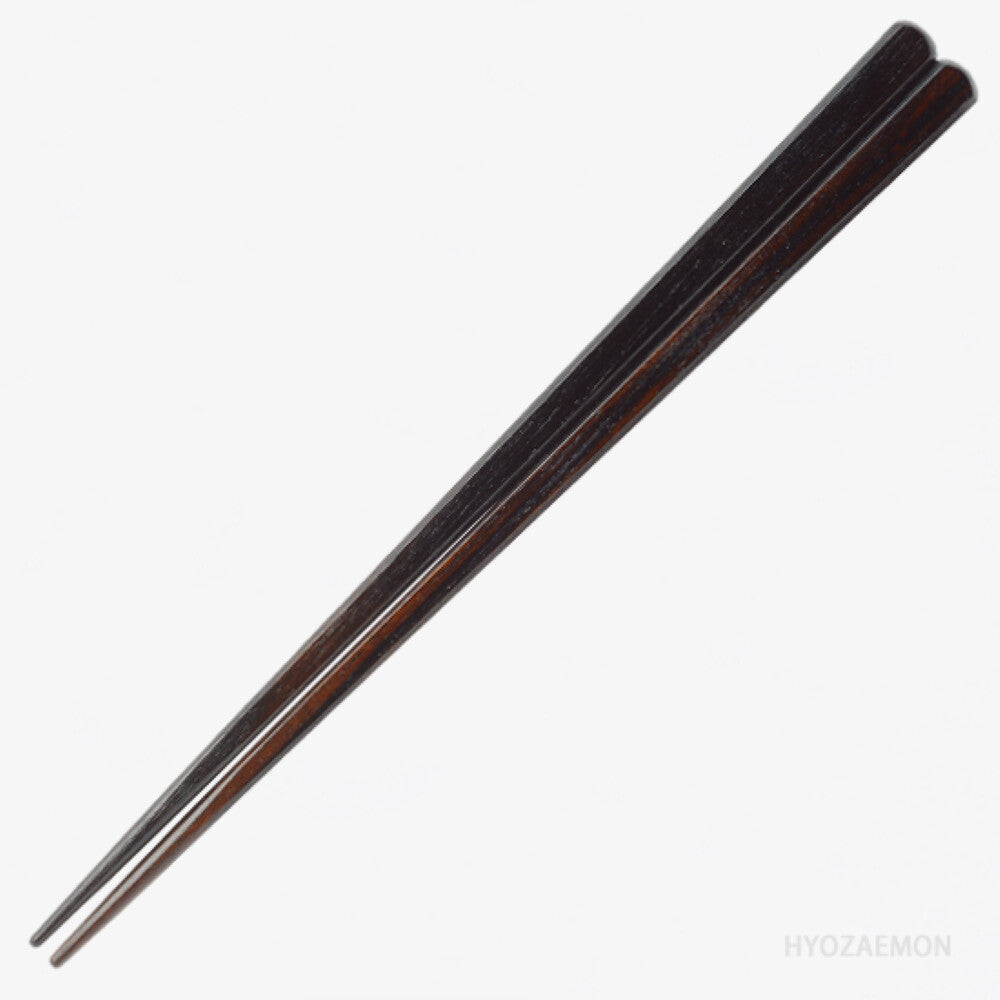 Hyozaemon Ippan Urushi Lacquer Chopsticks Black Ebony 23.5cm