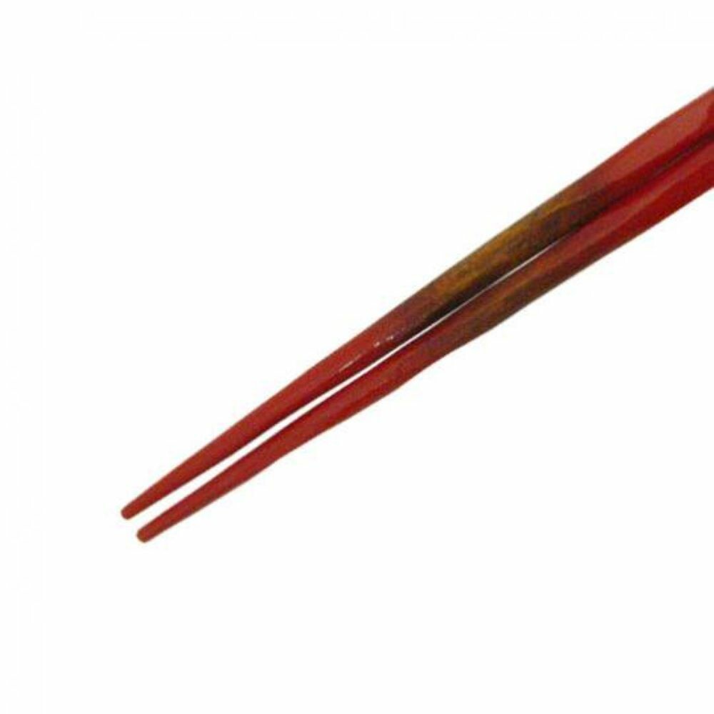 Hyozaemon Kezuri Chopsticks Beni Bokashi Red 21.5cm