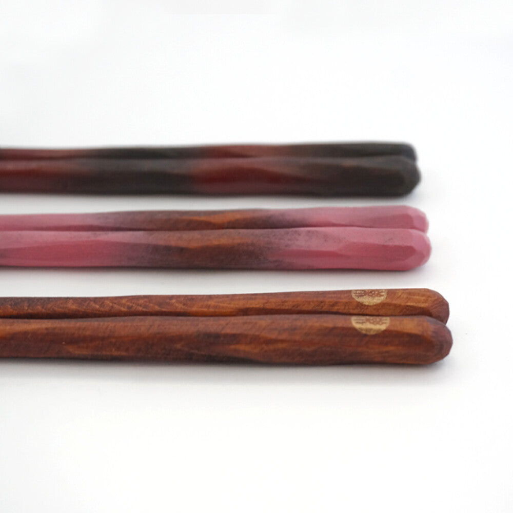 Hyozaemon Kiraku Yuyu Lightweight Chopsticks Red Medium 21.5cm