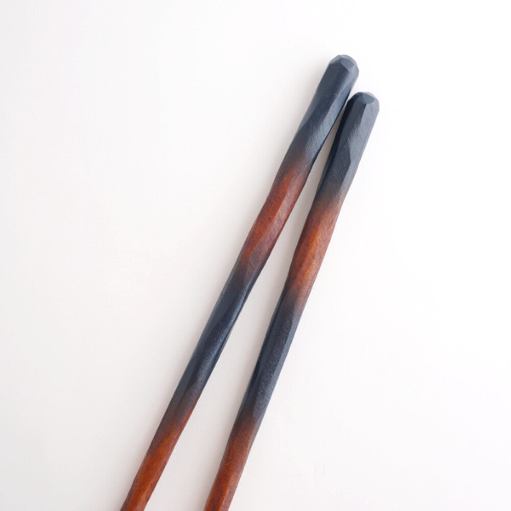 Hyozaemon Kiraku Yoyo Lightweight Chopsticks Navy Large 23.5cm