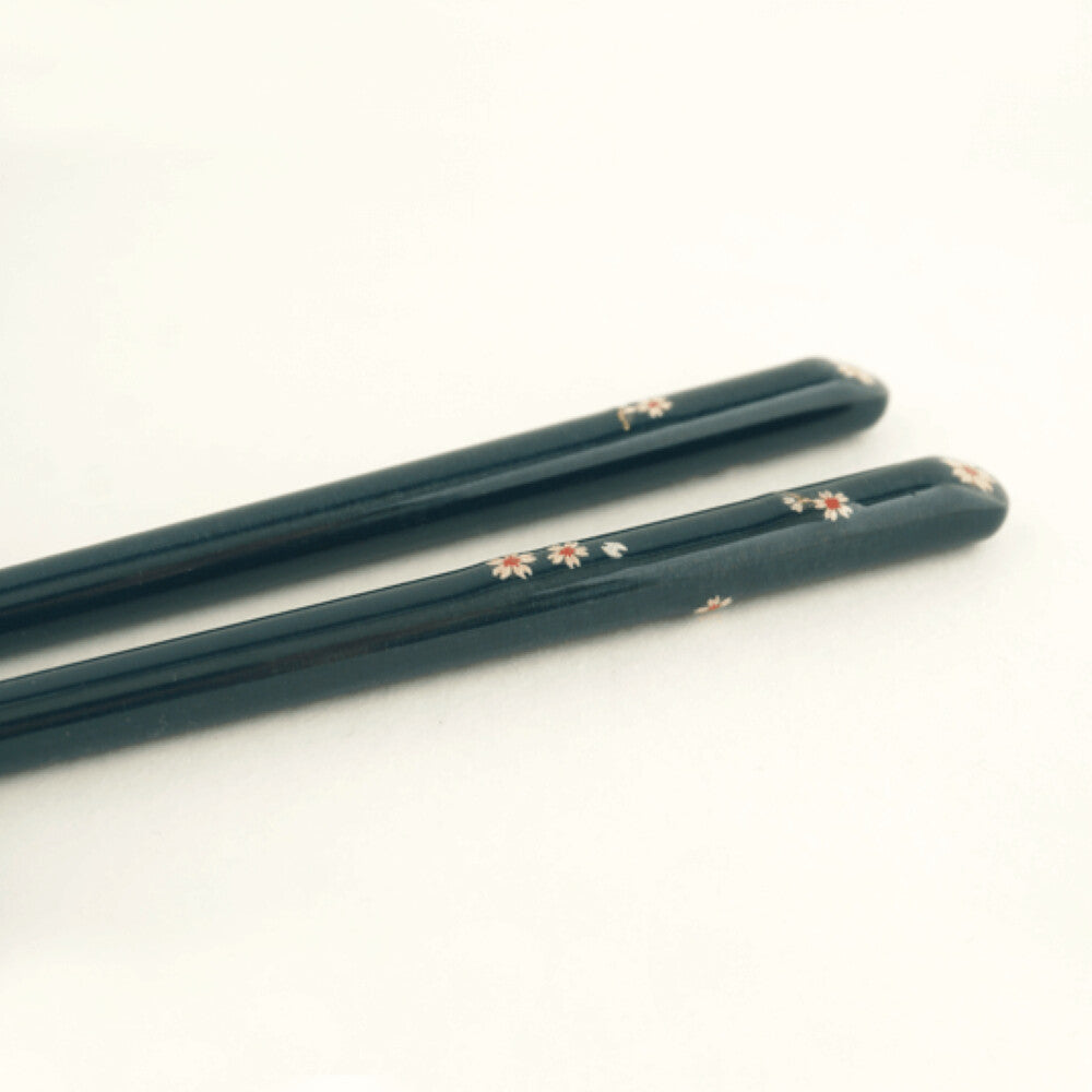 Hyozaemon Hajimari no Yokan Dyed Chopsticks for Girls Dark Red Medium 21.5cm