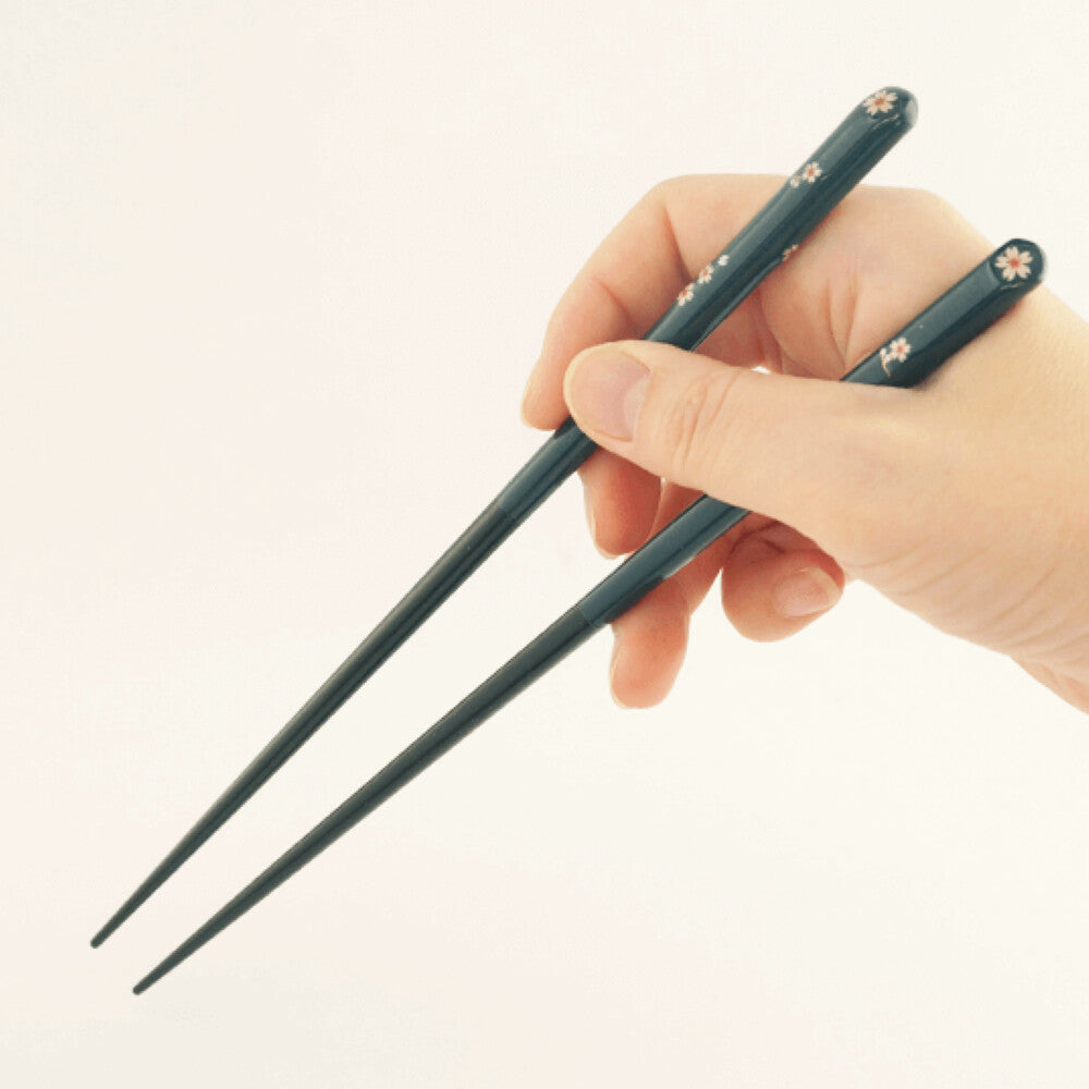 Hyozaemon Hajimari no Yokan Dyed Chopsticks for Girls Dark Red Medium 21.5cm