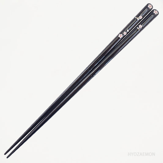 Hyozaemon Hajimari no Yokan Chopsticks for Girls Black Large 23.5cm